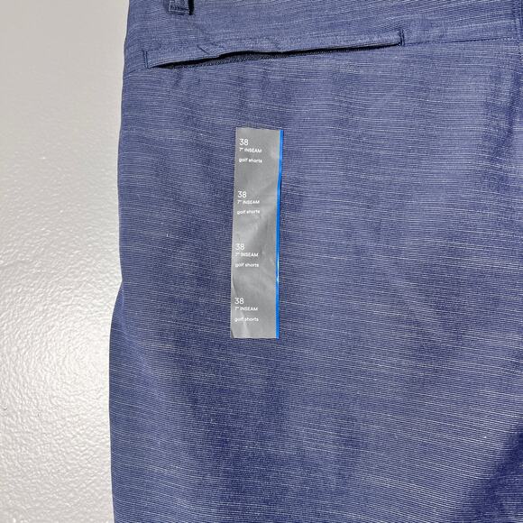 All in Motion Golf Shorts 38 Men’s Blue Soft Stretch 7” Inseam Unlined NWT - Picture 8 of 9